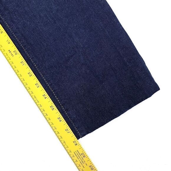 Vintage USA Lee Mom Jeans Womens 14 Petite (30x28) Blue Union Made Western Rodeo - Picture 7 of 8